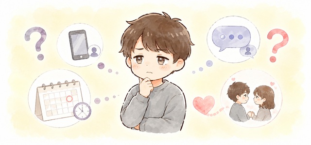 一人になりたいと言われた人の復縁体験談から行動の違いを学ぶイラスト。