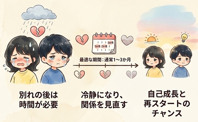 「冷却期間は3カ月が目途」を説明する画像