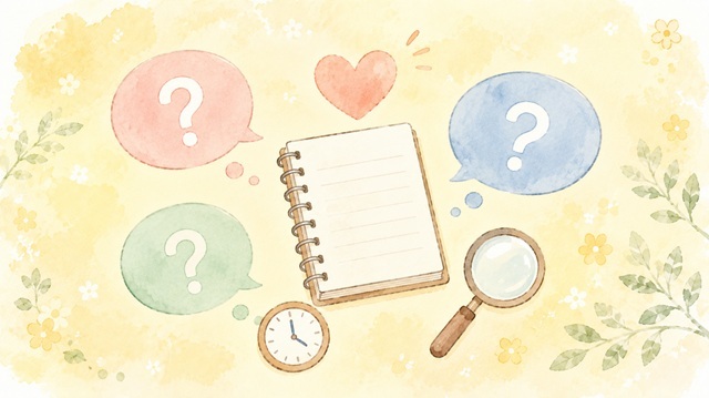 別れてから半年たったときの復縁に関するよくある質問をまとめたイラスト。