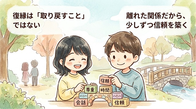 復縁は、ただ元の関係に戻ることではないんです。