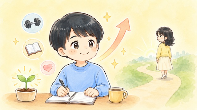 脈なしの可能性があるときに距離を置いて関係を整える復縁向けイラスト。