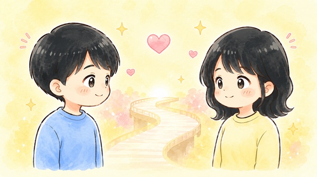 元カノの脈ありサインを正しく読み復縁の可能性を高めるためのまとめイラスト。