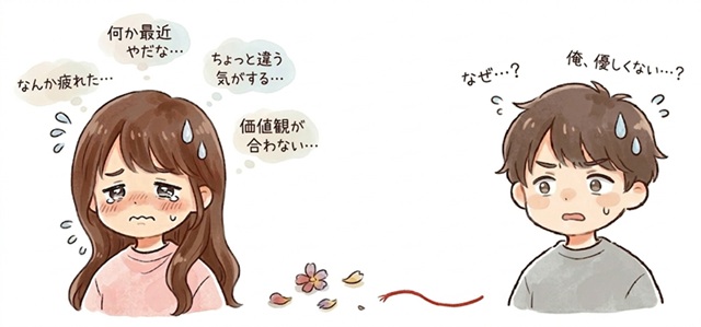 「前と違う」って元カノが感じている画像