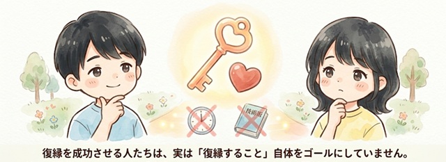 復縁の先のゴール、ずっと一緒にいることを考えている男女の画像