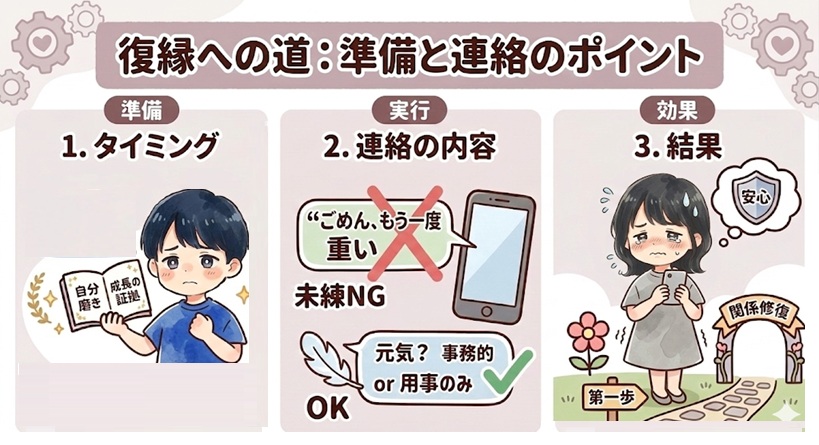 復縁の道を示した図