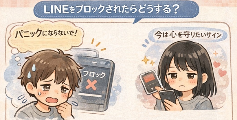 LINEをブロックさえた時の画像