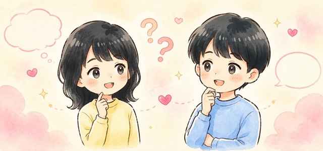 別れても友達でいたい女性心理を解説する復縁向けイラスト。