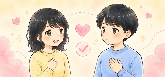 別れても友達でいたい女性心理を振り返る復縁向けイラスト。