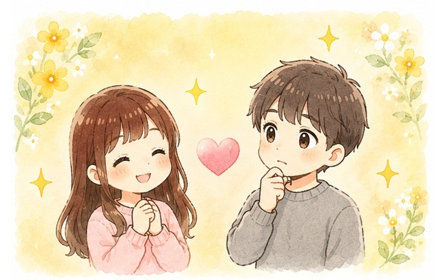 別れた相手との復縁と結婚の可能性を考える女性のイラスト