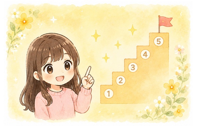 別れた相手との復縁から結婚を目指す女性のイラスト