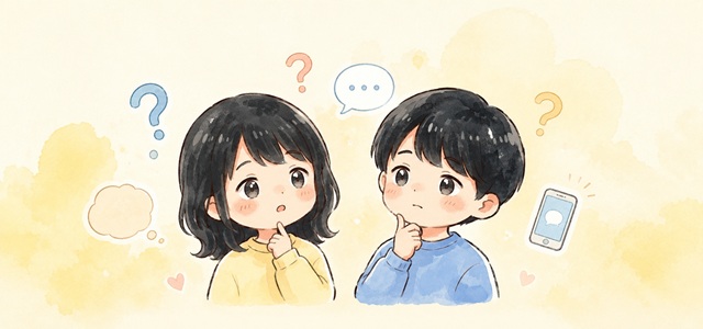 仕事が忙しい相手との別れと復縁について考える男女のイラスト