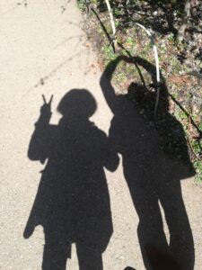 復縁後に二人で京都へ梅を見に行ったときの写真